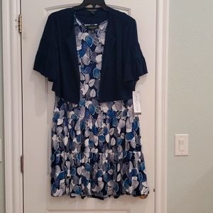 Dress navy work jacket